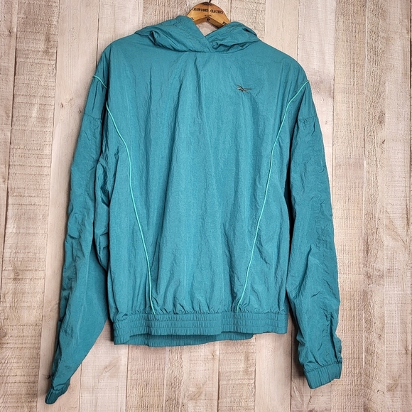Reebok Teal Pullover Jacket Windbreaker. Size Small - Picture 1 of 12